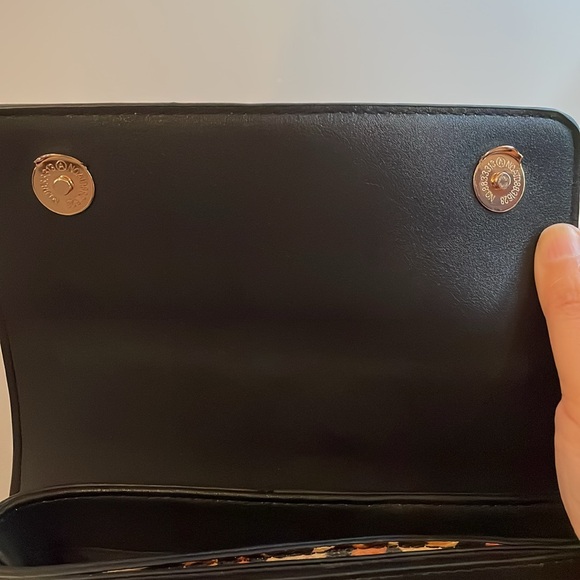 Black shoulder bag with leopard print sides Like Dreams - Picture 6 of 6